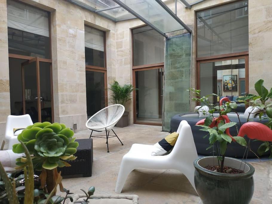 ボルドーExterieur Chartrons Jardin Public Quais Quinconces Xavier Arnozanアパートメント エクステリア 写真